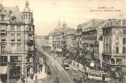 ** T2/T3 Frankfurt, Zeil Von Der Konstabler Wache / Street View With Trams, Shops (fa) - Non Classificati