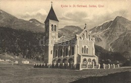 ** T1 Santa Gertrude Di Solda, St. Gertraud In Sulden (Südtirol, South-Tyrol); Kirche / Church - Non Classificati