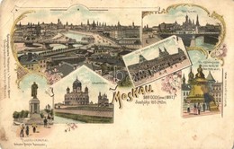 * T2/T3 Moscow, Moskau, Moscou; Erlöserkirche, Der Kreml, Puschkin-Denkmal, Die Oberen Handelsreihen, Die Kaiserglocke / - Non Classificati