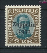 Island 149 Postfrisch 1931 Graf Zeppelin (9077382 - Unused Stamps