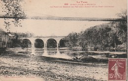 ST SULPICE DE LA POINTE Pont Suspendu Et Pont Du Chemin De Fer Sur L'Agout - Saint Sulpice