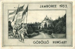 T2/T3 1933 Gödöllő Cserkész Jamboree / International Boy Scout Jamboree In Hungary + 1933 Gödöllő IV. Jamboree So. Stpl. - Non Classificati