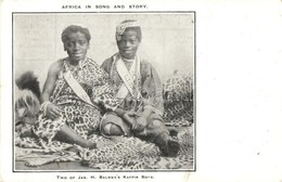 T2/T3 Africa In Song And Story. Two Of Jas. H. Balmer's Kaffir Boys (fa) - Non Classificati