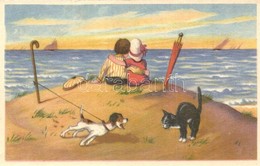 * T2 Children On The Beach. W.S.S.B 9690/4. - Non Classificati