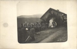 * T2 1917 Tábori Mise Hudovén Az I/6. üpk. Hadtáp Zászlóalj 3. Századánál Pünkösd Vasárnapján, Dr. Hald Német Lelkész Ta - Non Classificati