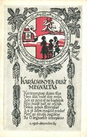 ** T2/T3 Karácsonyfa-dísz Megváltás. Az árvák Javára / WWI Christmas Greeting Card, Charity For The Orphans Of War (EK) - Non Classificati