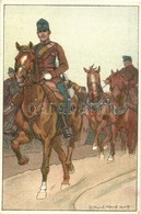 ** T2 Fröhliche Weihnachten! Glückliches Neujahr! / K.u.K. Officers, Cavalry, Hussars, Military Art Postcard S: Ludwig K - Non Classificati