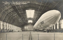 ** T1 Das Zeppelin-Liftschiff 'Sachsen' In Dem Leipziger Liftschiffhafen Verankert / Zeppelin Airship 'Sachsen' In Leipz - Non Classificati