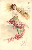 T2/T3 Été / Summer, Lady, Art Postcard, A. Sockl Serie III. No. 18. Litho (EK) - Non Classificati