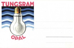 * T2 Tungsram Opal Izzó Reklámlapja / Light Bulb Advertisement Postcard - Non Classificati