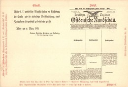 ** T2 Deutsche Rundschau Deutsches Tagblatt / German Literary And Political Periodical, Newspaper Advertisement - Non Classificati