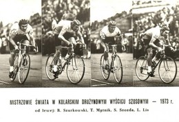 T2/T3 1973 R. Szurkowski, T. Mytnik, S. Szozda, L. Lis - The Peace Race Winning Polish Bicycle Team (EK) - Non Classificati