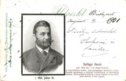 T2/T3 Szilágyi Dezső, Gyászlap. 'A Nagy Évszázad' No. 534., Kiadó Fürth Benedek / Hungarian Politician And Jurist, Obitu - Non Classificati