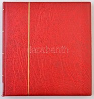 Piros Műbőrkötéses érmetartó Album, ~151db Férőhelyes 'Kobra' Berakólapokkal Klf Méretű érmék Számára. Nagyon Szép állap - Non Classificati