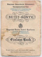 Budapest 1930-1932. 'Magyar Országos Központi Takarékpénztár  Andrássy-úti Fiókpénztár - Betét-könyv' Kitöltött Oldalakk - Non Classificati