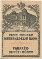 Budapest 1938-1944. 'Pesti Magyar Kereskedelmi Bank' Központi Fiókjának Betétkönyve, Bejegyzésekkel és Bélyegzésekkel - Non Classificati