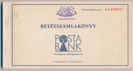 'Postabank' Betétszámlakönyv, Néhány Oldalon 'Baba-Mama Ajándékcsomag' Felülbélyegzéssel, Kitöltetlen - Non Classificati