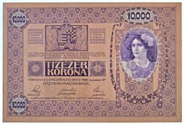 1918. 10.000K Felülbélyegzés Nélkül T:I- Sarokhajtás
Hungary 1918. 10.000 Korona Without Overprint C:AU Folded Corner
Ad - Non Classificati