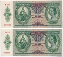 1936. 10P (2x) Sorszámkövetők T:II - Non Classificati