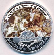 DN 'Magyarok Krónikája - Bajban Is A Királyé Az Elsőség / 1907 5 Korona' Ezüstözött, Multicolor Cu Emlékérem (42mm) T:PP - Non Classificati