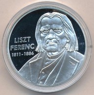 Ifj. Szlávics László (1959-) 2011. 'Nagy Magyarok / Liszt Ferenc 1811-1886' Ezüstözött Cu Emlékérem (40mm) T:PP - Non Classificati