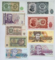 Bulgária 9db-os Bankjegy Tétel, Mind Klf T:I-III
Bulgaria 9pcs Of Banknotes, All Diff C:UNC-F - Non Classificati