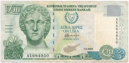 Ciprus 2003. 10Ł T:III,III-
Cyprus 2003. 10 Pounds C:F,VG
Krause 62d - Non Classificati