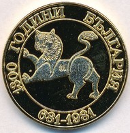 Bulgária 1981. 'Bulgária 1300 éves 681-1981' Aranyozott Fém Emlékérem Eredeti Tokban (30mm) T:PP
Bulgaria 1981. '1300th  - Non Classificati