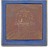 Lengyelország DN 'Adam Mickiewicz' Br Emlékplakett Eredeti Dísztokban (115x110mm) T:2
Poland ND 'Adam Mickiewicz' Br Com - Non Classificati