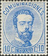 1 * 121A 10 Cts Azul (Tipo II). Centraje Excepcional. PIEZA DE LUJO. - Autres & Non Classés