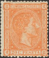 1 * 165 20 Cts Naranja. MAGNIFICO. (Edifil 2018: 415€) - Other & Unclassified