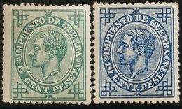 1 * 183, 184 5 Cts Verde Y 10 Cts Azul. Excelentes Centrajes. MAGNIFICOS. - Autres & Non Classés