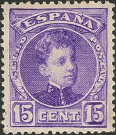 1 ** 246 15 Cts Violeta. Excelente Centraje Y Color. PIEZA DE LUJO. - Other & Unclassified