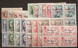 1 ** 37/56(4) Serie Completa, A Falta Del 90 Cts Verde (Edifil 49), Bloque De Cuatro. MAGNIFICA. (Edifil 2018: 348€) - Otros & Sin Clasificación