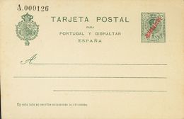 1 (*) EP4 5 Cts Verde Sobre Tarjeta Entero Postal. MAGNIFICA. (Edifil 2018: 98€) - Autres & Non Classés