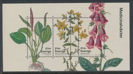 Sweden 2017. Facit # BL 47 (3199-3201). Medicinal Plants SS. MNH (**) - Ongebruikt