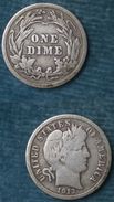 M_p> Stati Uniti One Dime ( Un Decimo ) 1913 In Argento - 1892-1916: Barber