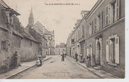 CPA Saint-Martin-du-Bois (St-Martin ...) Vue (avec Jolie Animation) - Andere Gemeenten