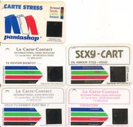 5-CARTE¤-CONTACT-SENSITIVE-PUBLICITAIRE-DIVERSES-TBE - Altri & Non Classificati