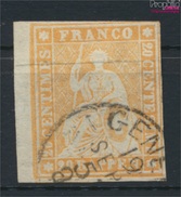 Schweiz 16II A Ym Gestempelt 1854 Strubeli (9045701 - Oblitérés