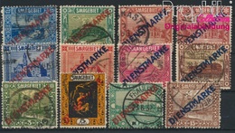 Saarland D1-D11II (kompl.Ausg. Mit Nr. 11I Und 11II) Gestempelt 1922 Landschaften (8894262 - Dienstzegels