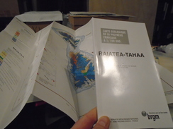 CARTE GEOLOGIQUE RAIATEA-TAHAA  Avec Notice Explicative   Pour Tahaa (relevés Ont été Faits De 86 à 87) Raiatea (94 à 96 - Outre-Mer