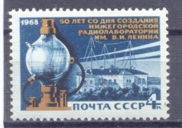 1968. USSR/Russia, 50y Of Lenin's Radio Laboratory, 1v, Mint/** - Ongebruikt