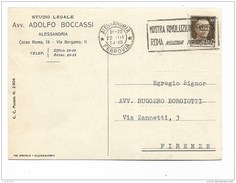 STUDIO LEGALE BOCCASSI ALESSANDRIA 1934 - Historische Dokumente