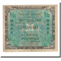 Billet, Allemagne, 1/2 Mark, 1944, KM:191a, TB+ - 1/2 Mark