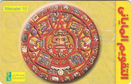 Egypy, EGY-M-42, Aztecan Calendar, 2 Scans.   Chip :  Gemplus - GEM5 (Red) - Egypte