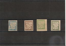 COLONIES FRANÇAISES TAXE Années 1892/1908 N° Y/T : 18/21**/*- - Postage Due