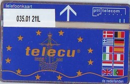 Telefoonkaart * TELECU * LANDIS&GYR * NEDERLAND *  R-035.01 * 211L *  (fout In Vlag Italie)  ONGEBRUIKT * MINT - Privées