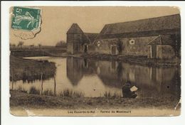 78 . LES ESSARTS LE ROI . FERME DE MONTMORT . MONSIEUR LISANT SON JOURNAL - Les Essarts Le Roi