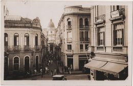 BRASIL Carte Photo  SANTOS Boisa De Café E Trecho Da Rua 15 De Novembro  Vieilles Autos Magasins - São Paulo